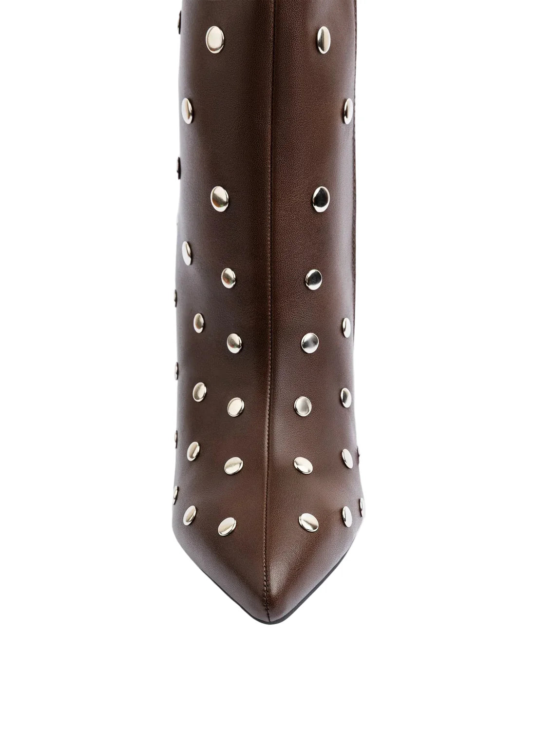 Orion Ringed Heeled Half Boots High Quality Studded Woman 131026710 Brown