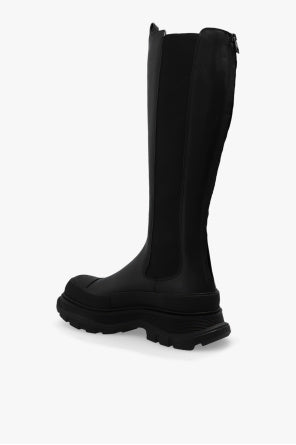 Alexander McQueen Premium Quality Boot Woman 666410 Black