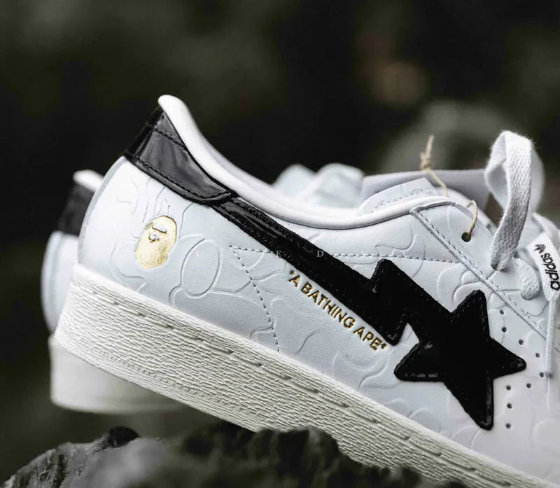 Adidas x Bapte Super Star 80s Sneakers Woman JR2703 White