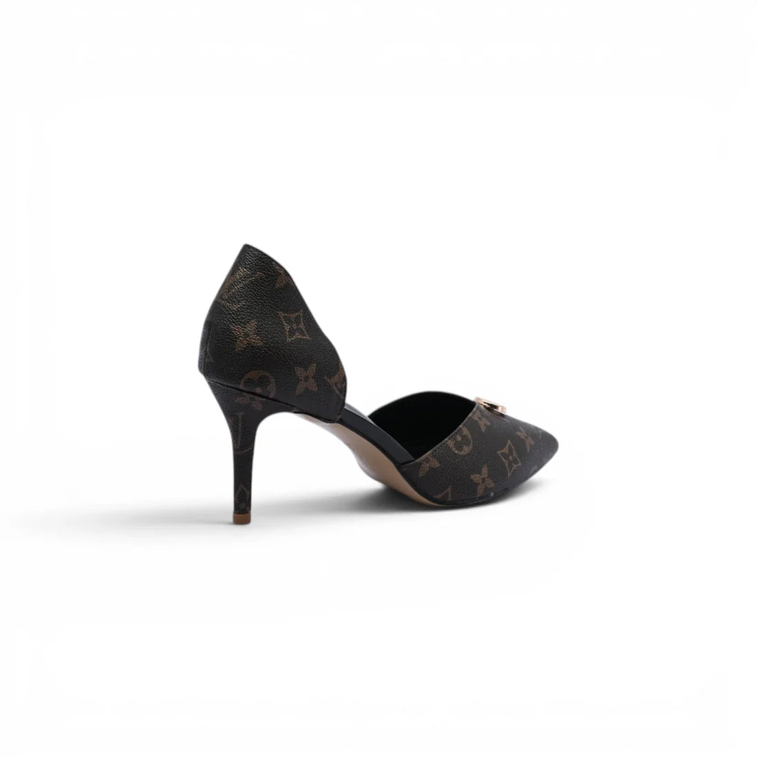 Louis Vuitton Heels Woman Box And Bag Patent Leather 2822-2 Coffee