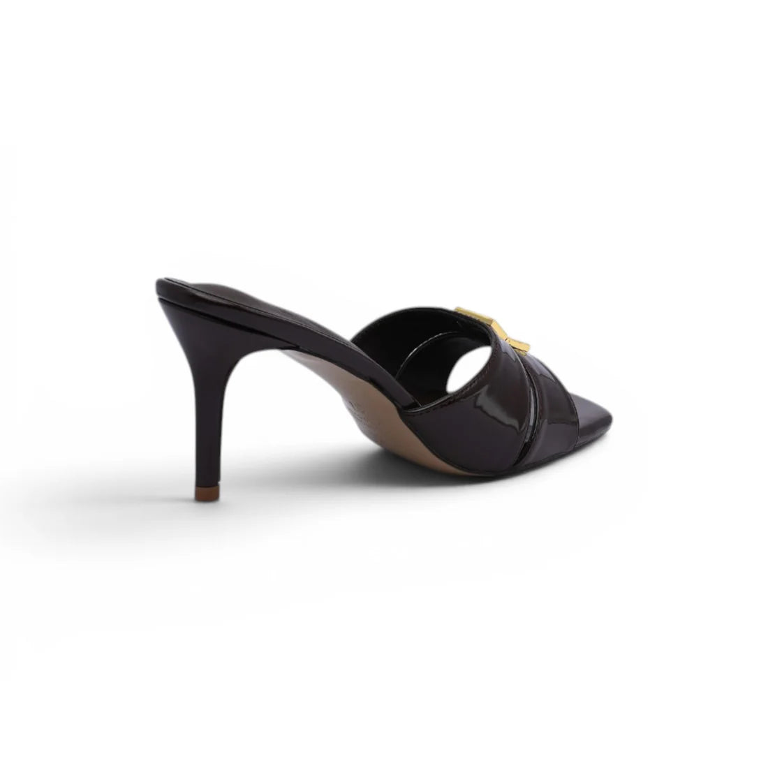 FENDI FFold mules for Fine leathers Woman 5886 Brown
