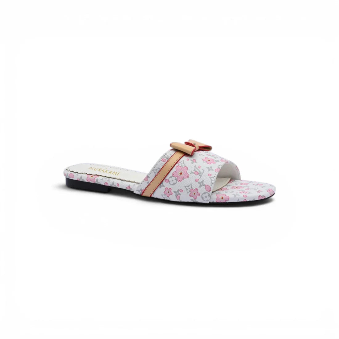 Louis Vuitton Lock It Flat Mule Monogram Sandals Woman 51BLV White