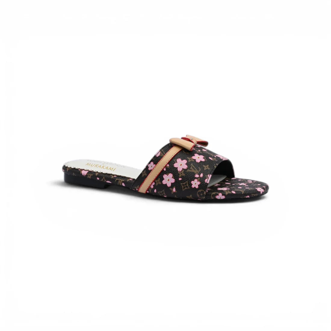 Louis Vuitton Lock It Flat Mule Monogram Sandals Woman 51BLV Brown