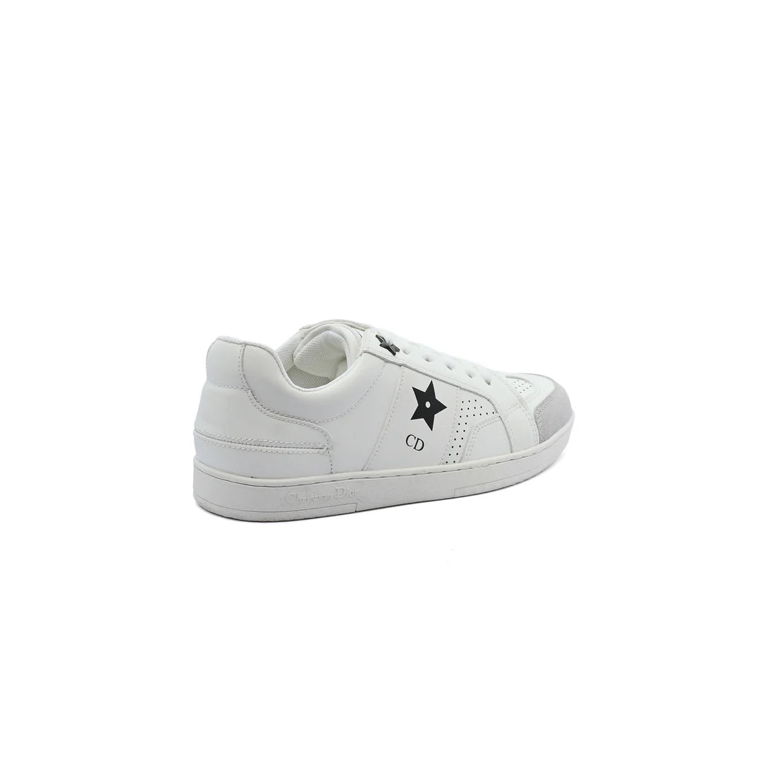 Dior Star Platform Suede Calfskin Sneakers Woman 1095880 White&Black
