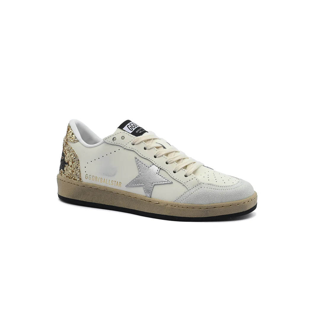 Golden Goose Leather Ball Star Sneakers Women 55667 Gold