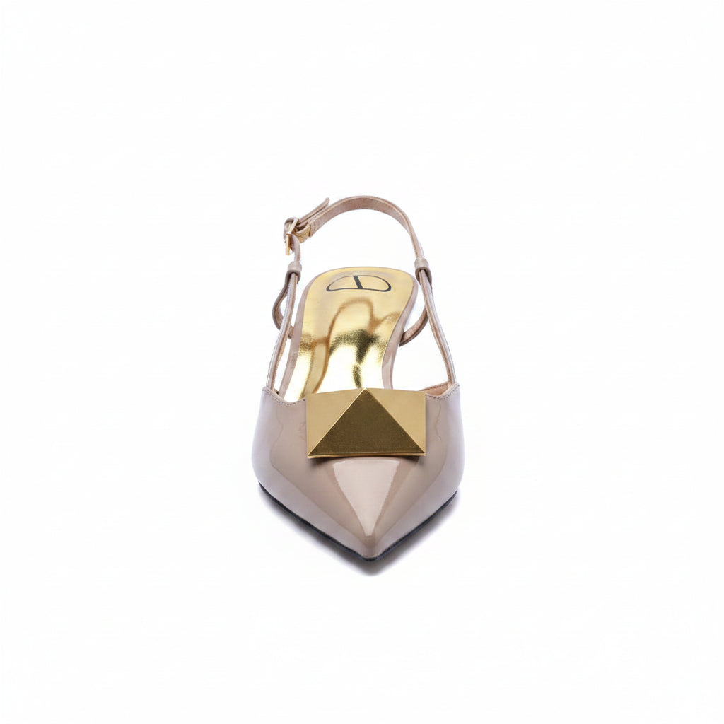 Valentino Garavani Formal Sling Back Woman V135-18 Beige