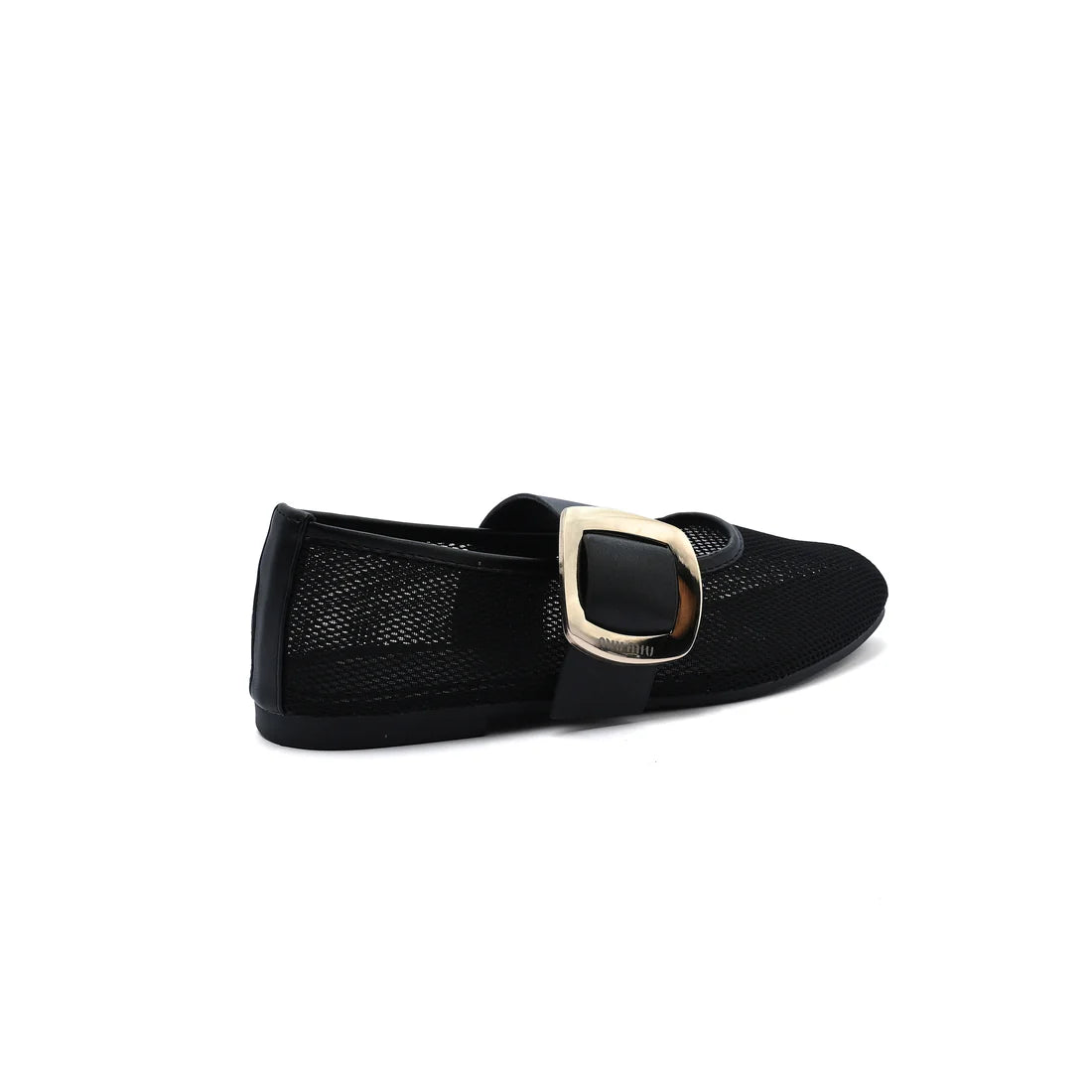 Miu Miu mesh flat ballet shoes with distinctive details Woman SW-713 Black