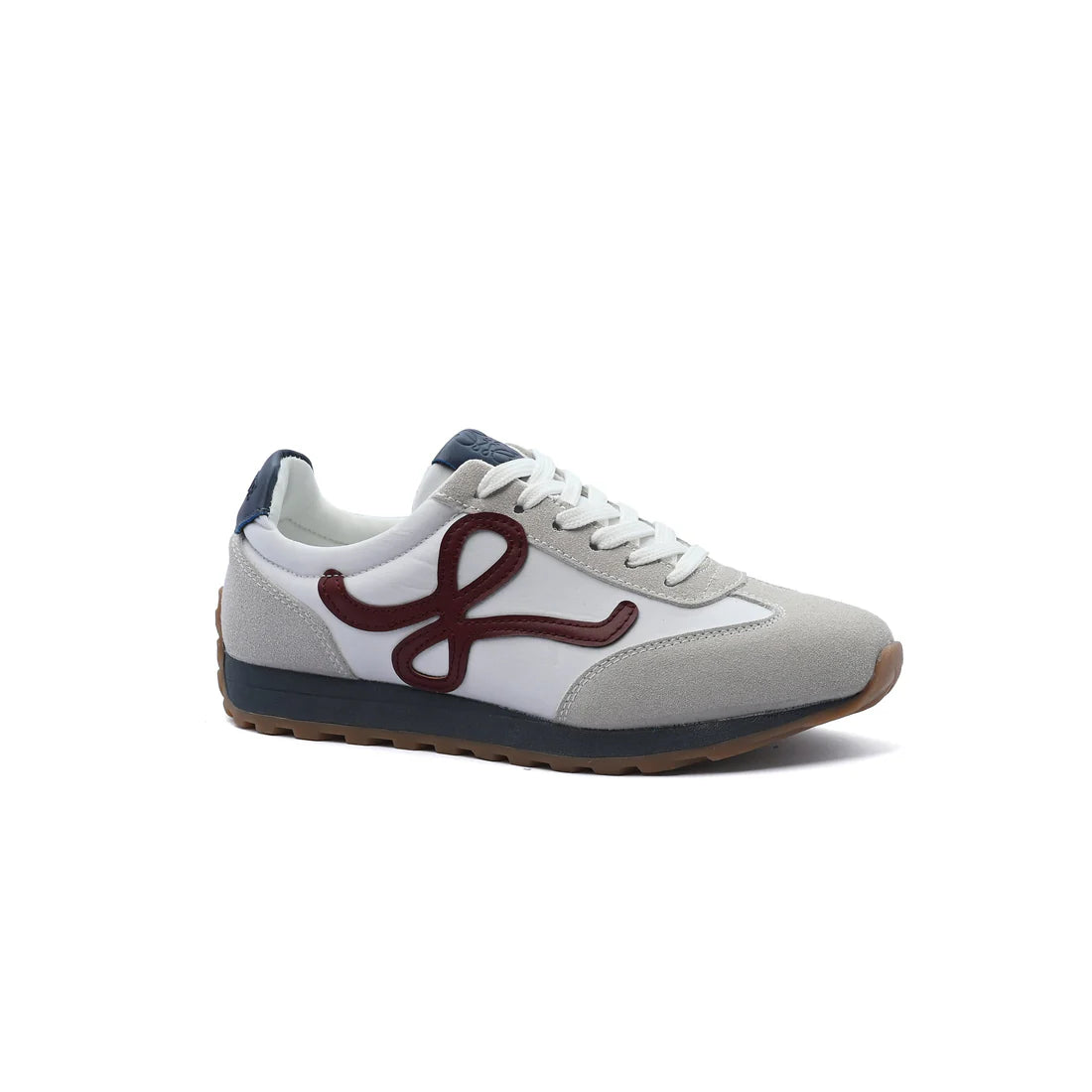 Loewe Flow Runner suede-trimmed sneakers Woman LW-935 White