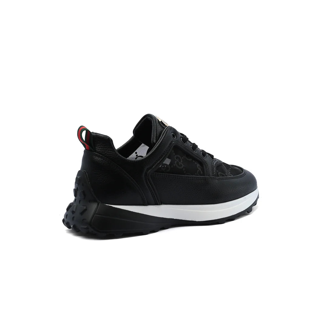 Gucci Runner Suede-Trimmed Sneakers Woman GU-23 Black