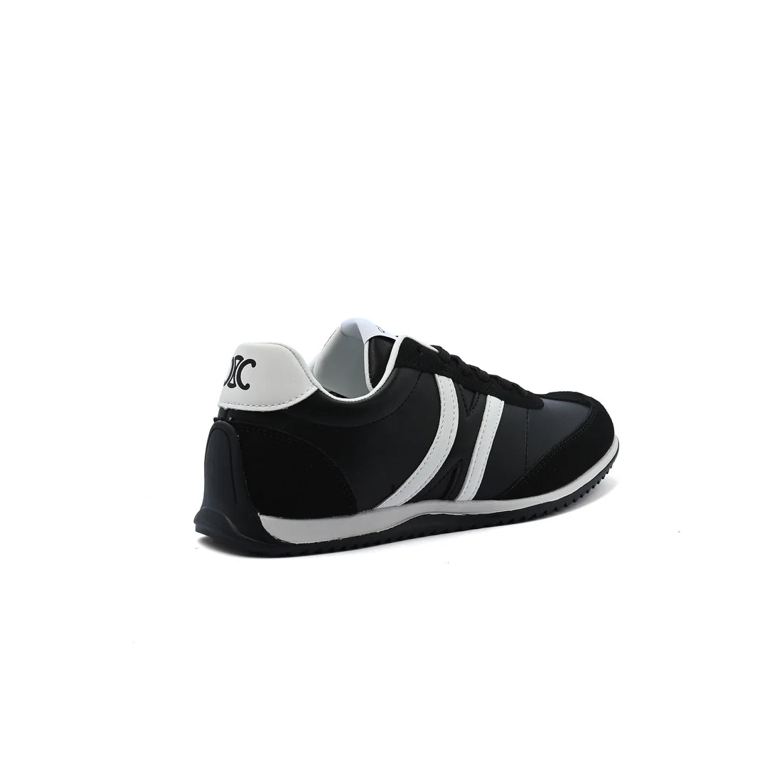 Celine Jogger Triomphe Signature Suede Sneakers Woman CL-919 Black