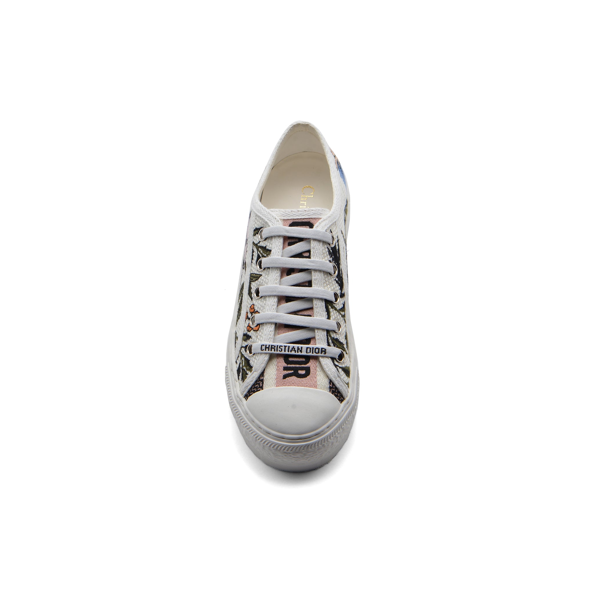 Dior Women Toile de Jouy Oblique Sneakers Woman 112-3 White
