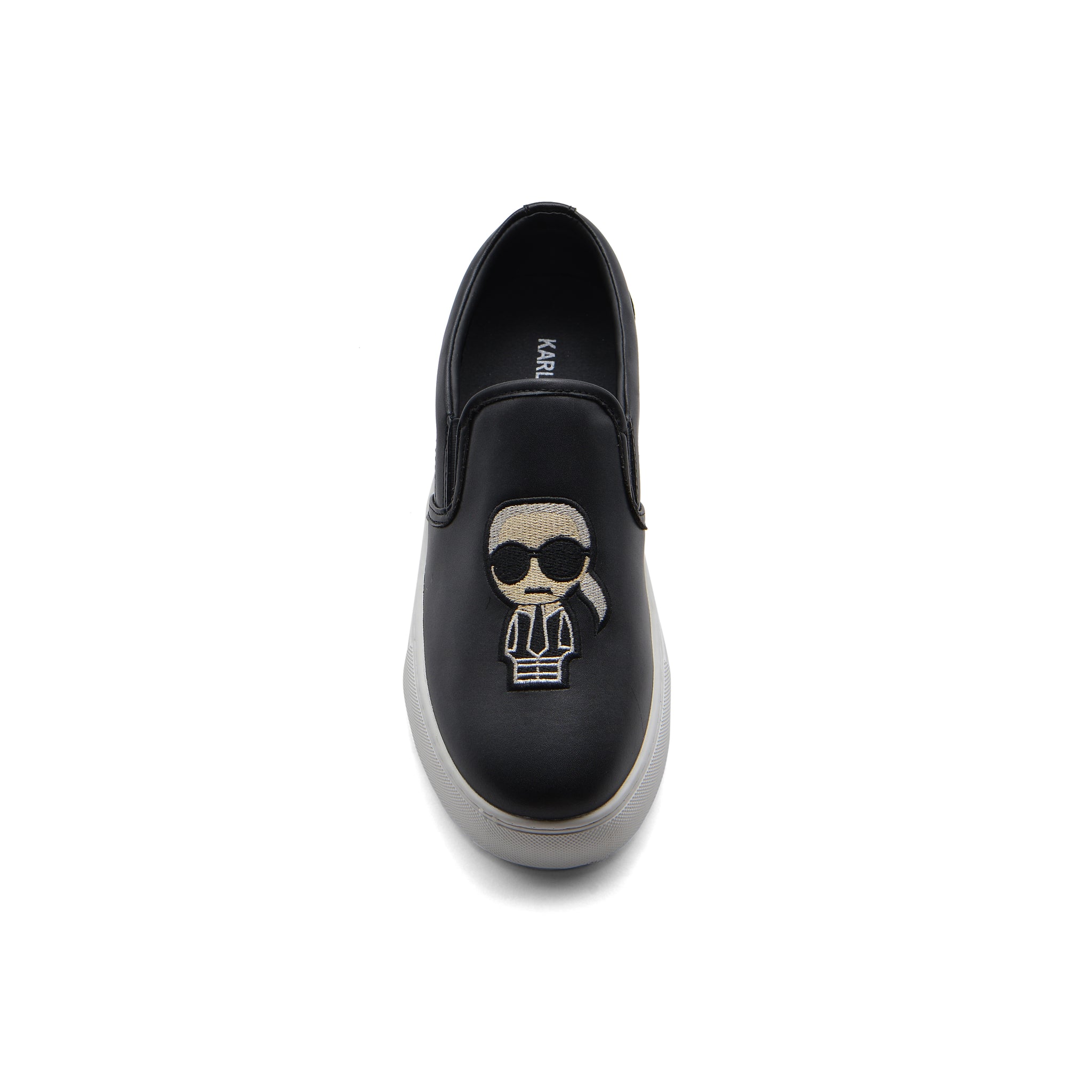 KUPSOLE Karl Leather slip-ons Ikonic Karl Lagerfeld 2546-3 Black
