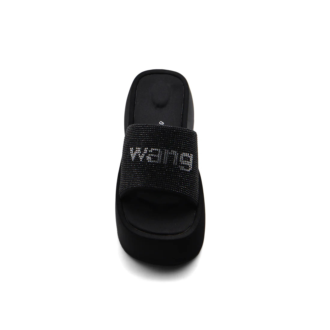 Alexander Wang Slippers High Sole Comfortable Open Back Woman 2907-3 Black