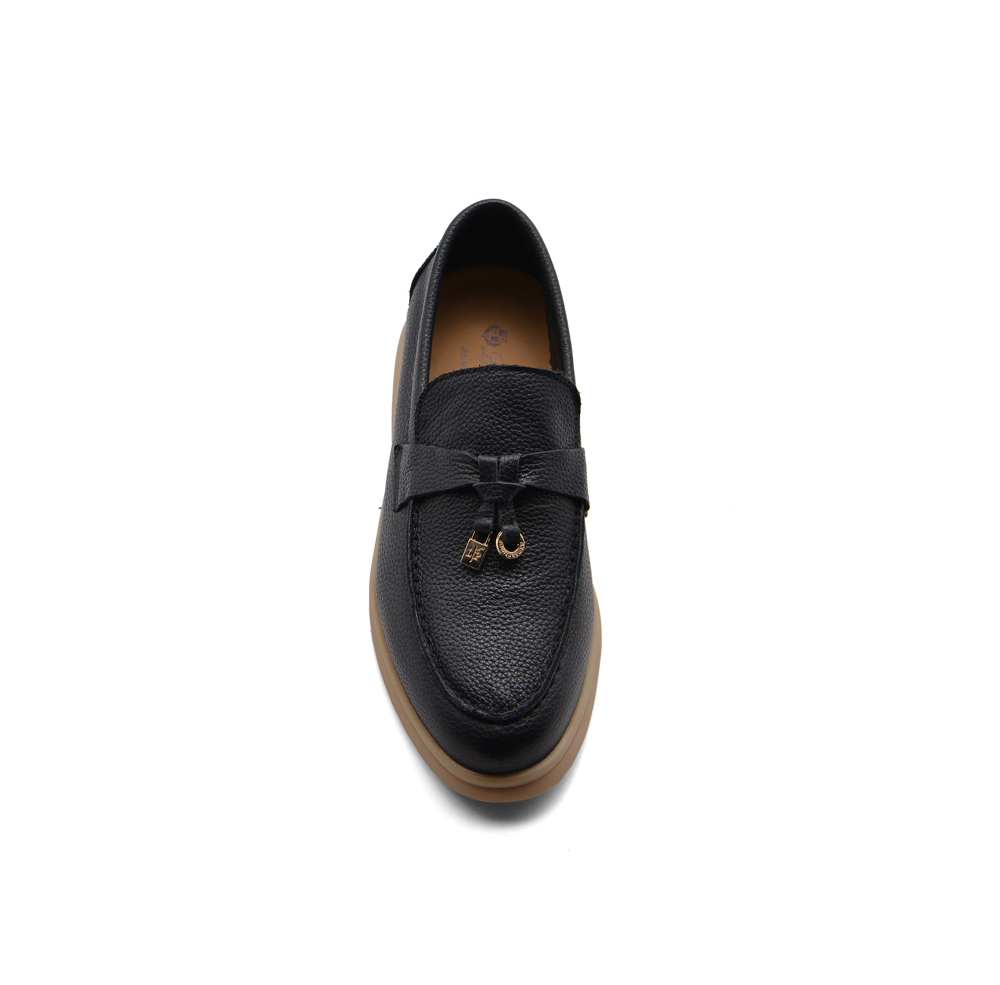 Loro Piana Suede Summer Charms Walk Loafers Woman VR-LA Black