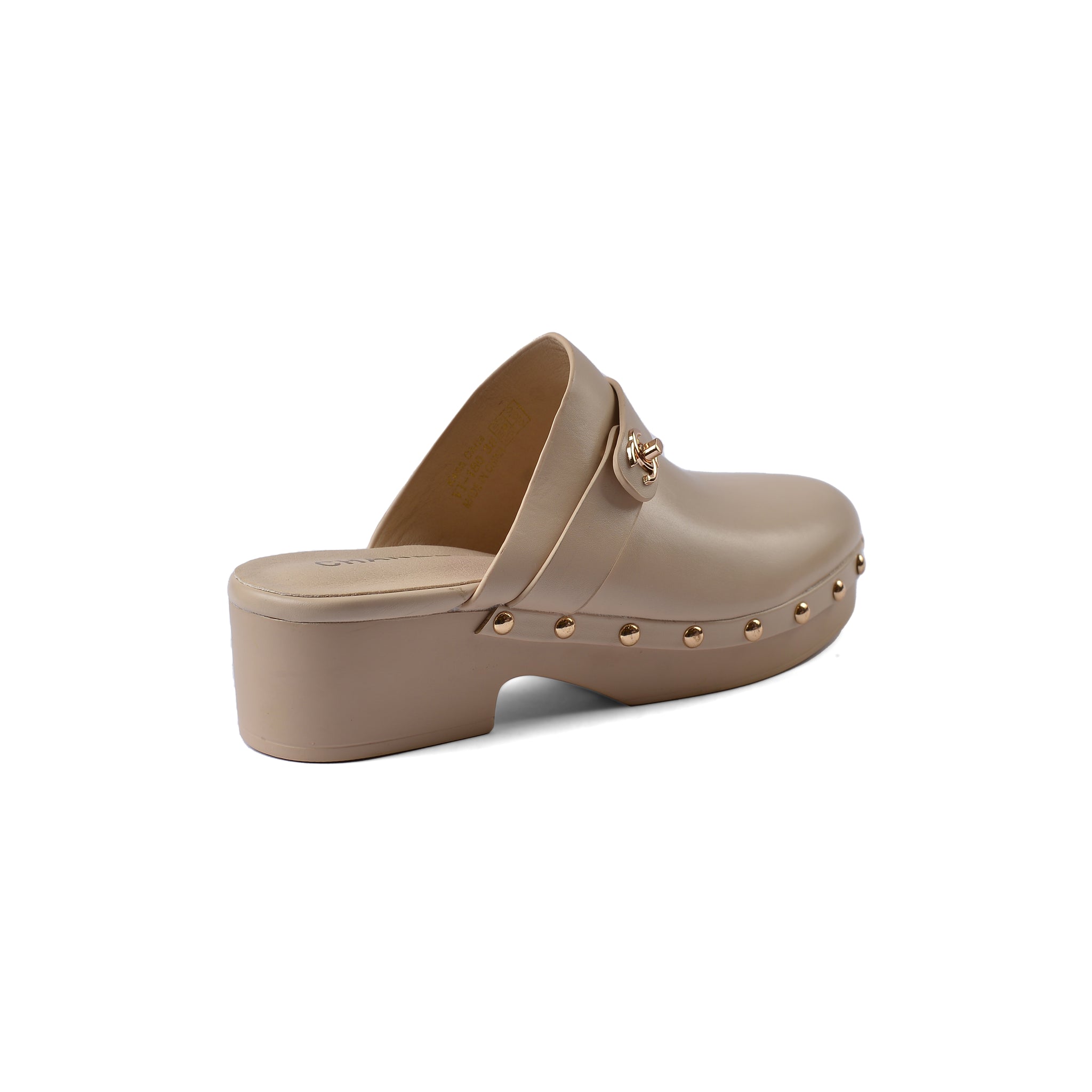 CHANEL Mare Open Back Loafer With heels Luxury Woman VI-180 Beige