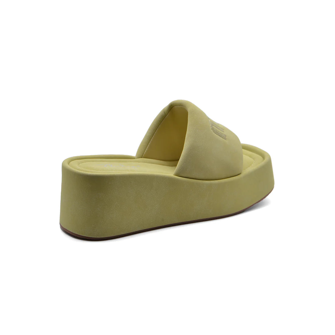 Miu Miu Style Platform Slide Sandals Woman 2015-23 Yellow