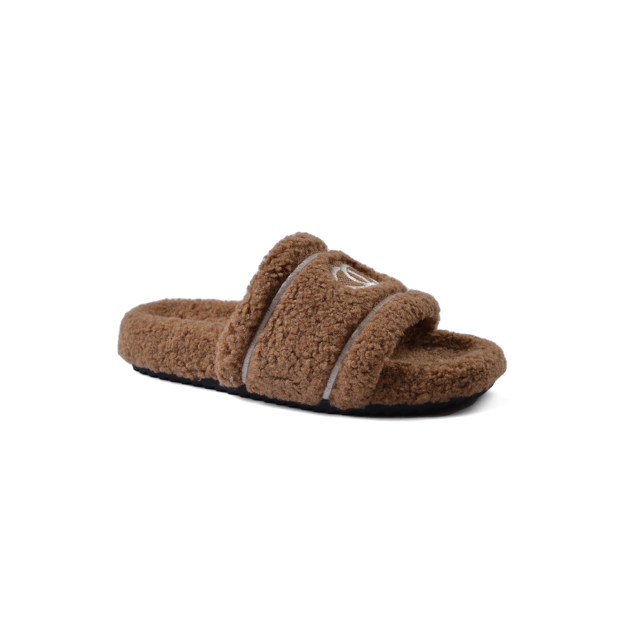 Chanel Flat Open Back Loafer Slipper Luxury Woman LQ20-16 Brown