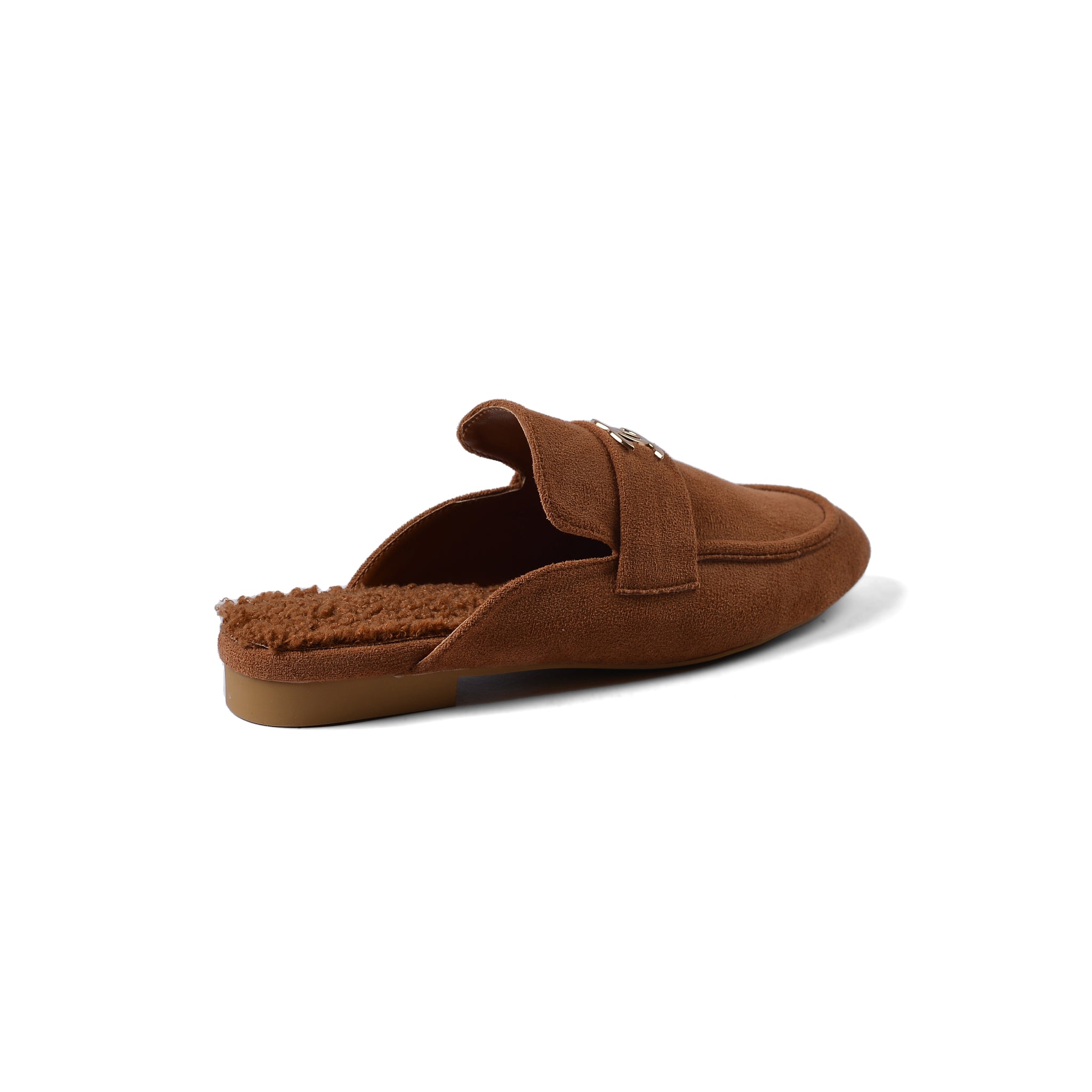 CHANEL Mare Open Back Loafer Suede Luxury Woman TN-163 Camel