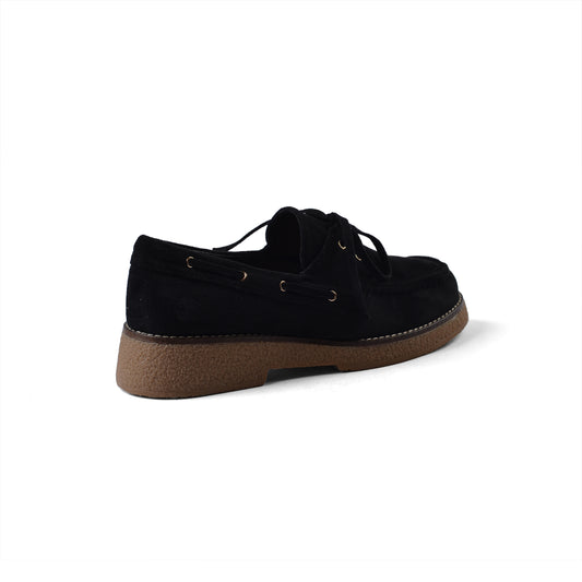 Timberland Faux Suede Classic Loafer With Front Tab Shoes Woman JK-02 Black