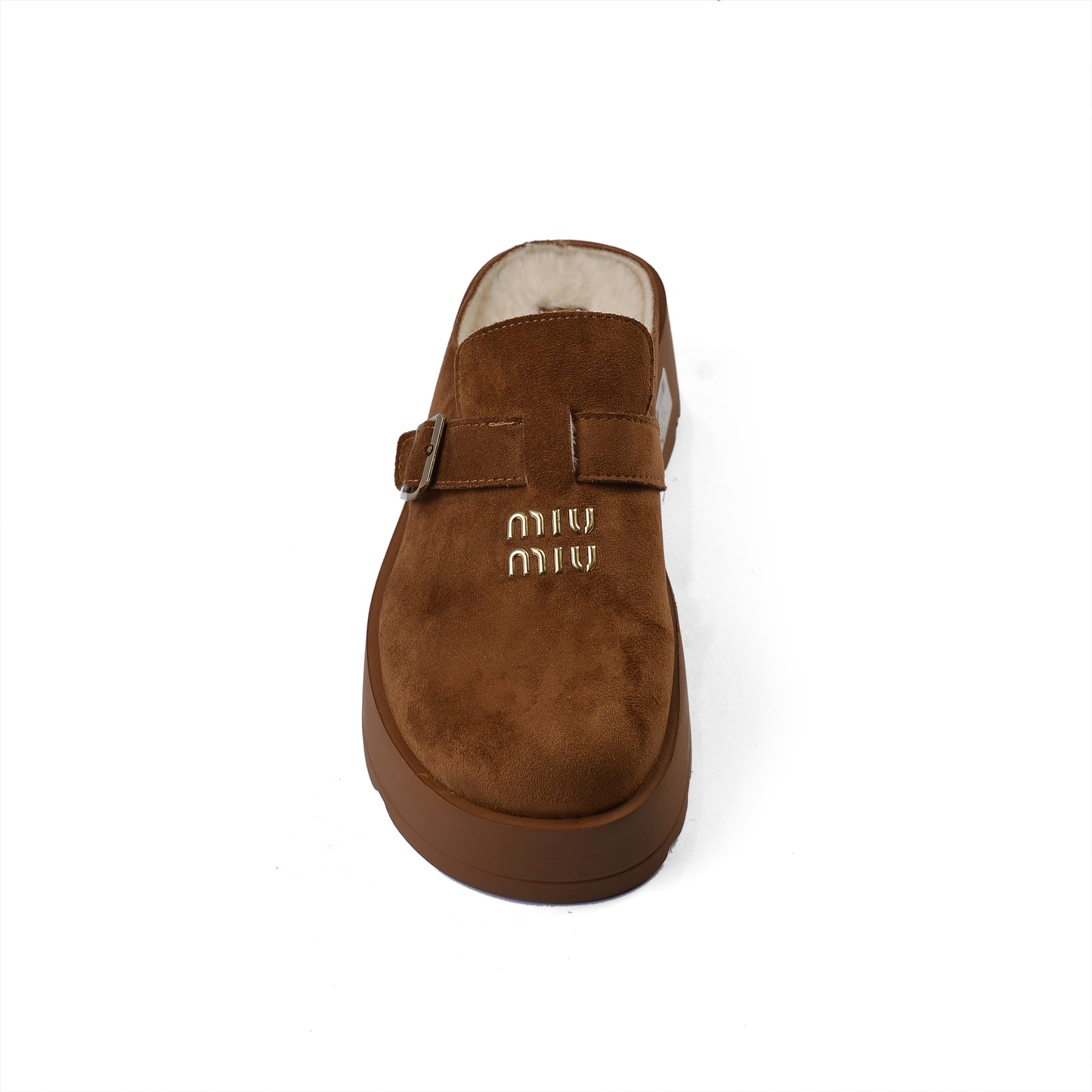 Miu Miu Open Back Loafer Suede Slipper Luxury Woman MA-923 Havan