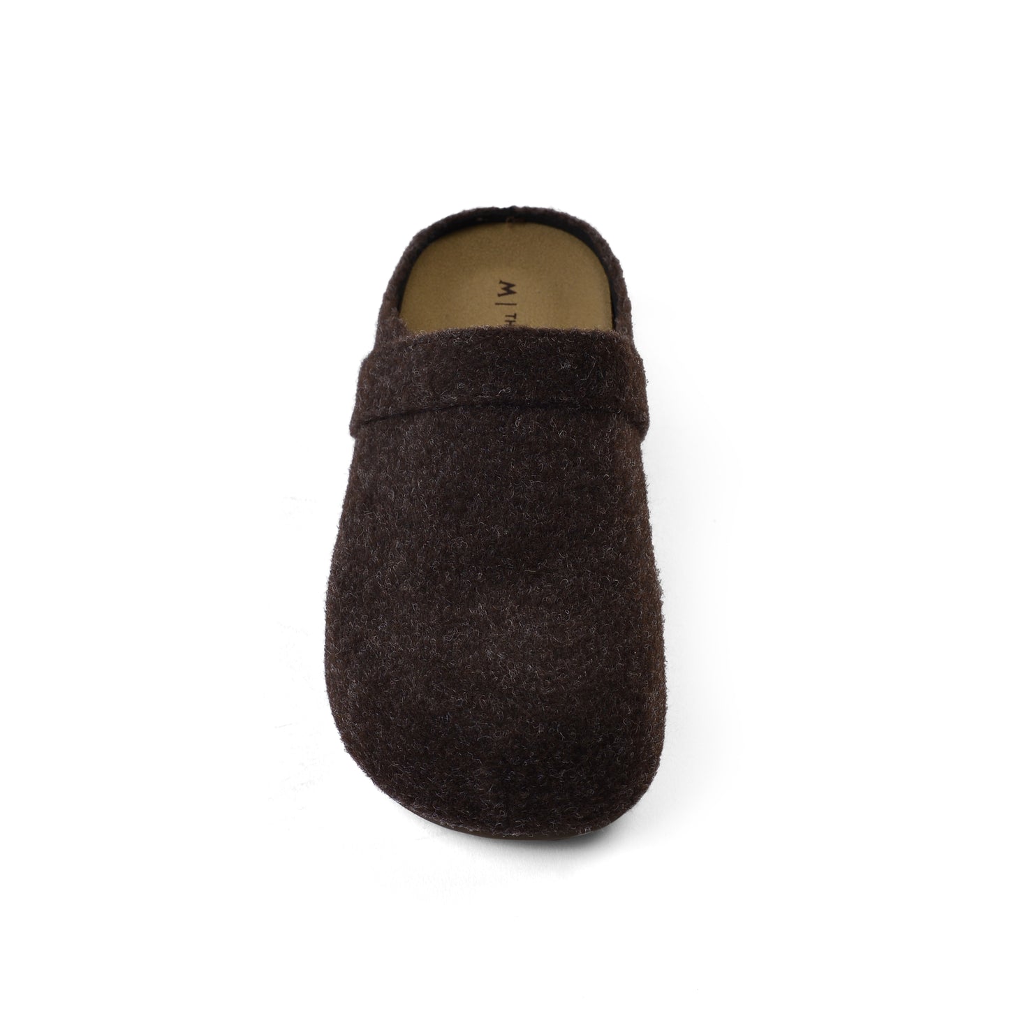 Slipper Flat Open Back Loafer Suede Luxury Woman Q2233 Brown