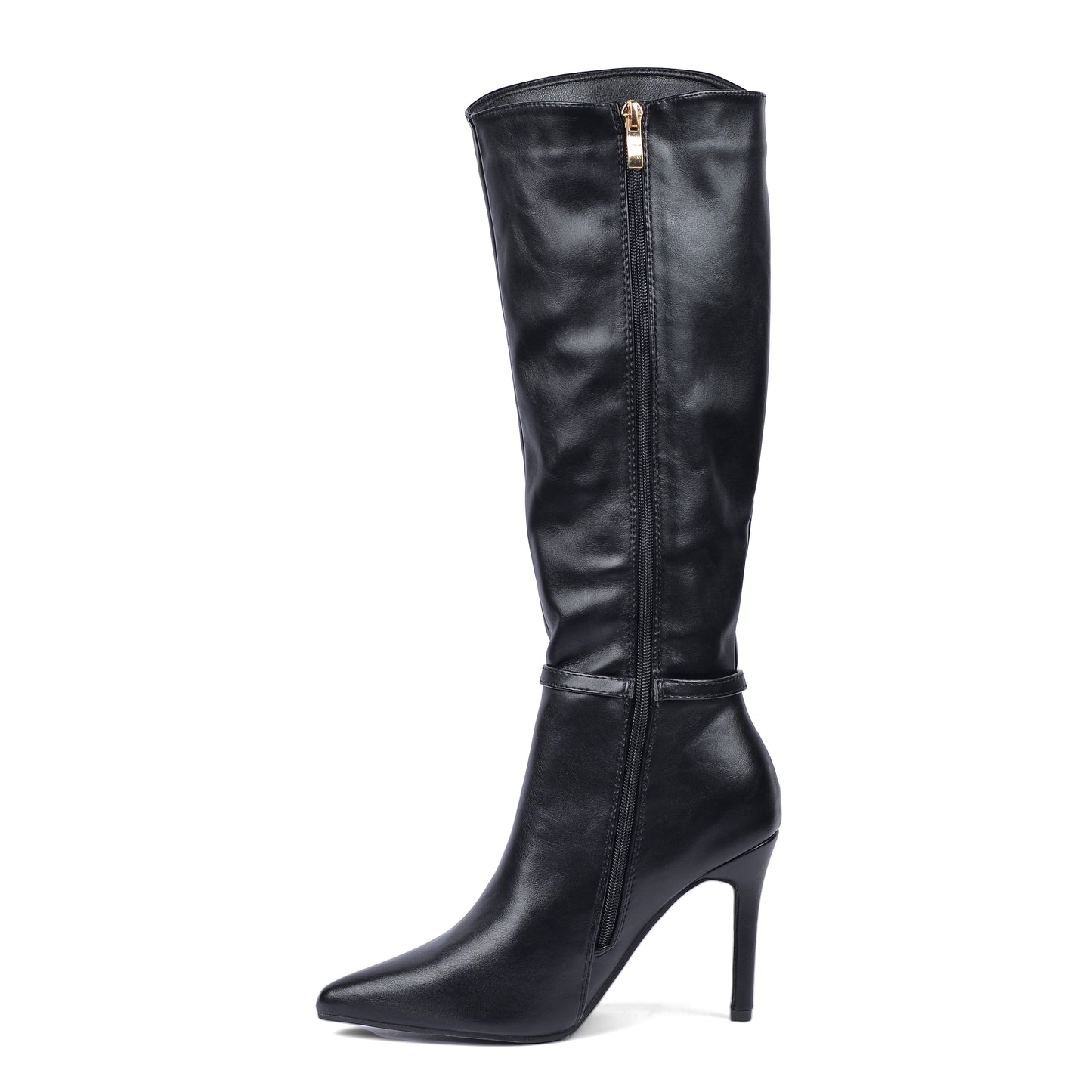 Valentino High Quality Design Tan Classic Boots with Detail TN-142 Black