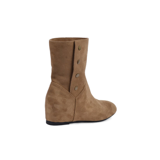 Half Boots High Quality with capsule Suede Woman 8807 Khaki