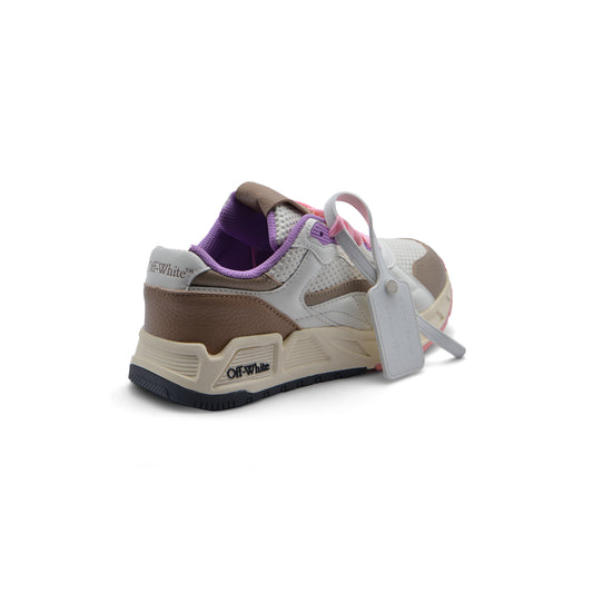 Off-White Kick Off Low-Top Sneakers Woman 224468-13 White&Purple