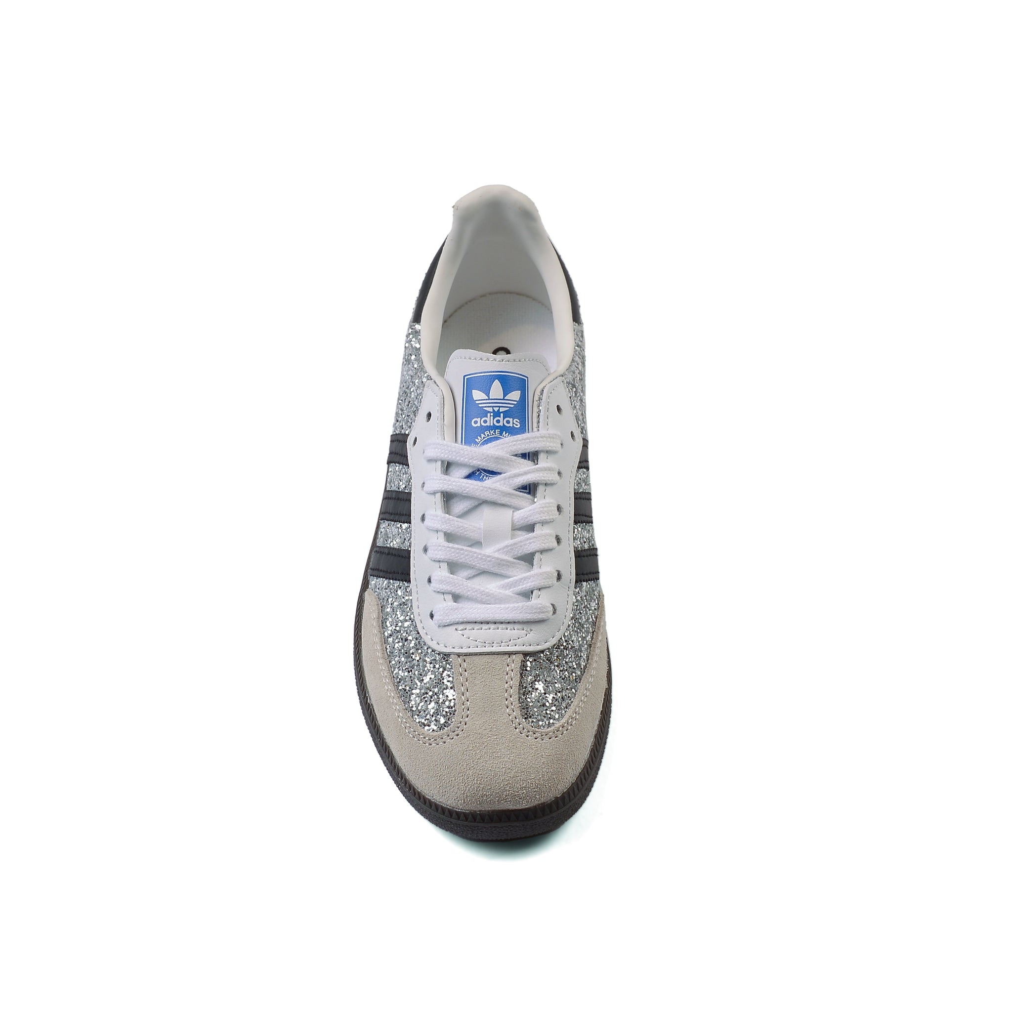 Adidas Superstar Black And Silver Glitter Sneakers Woman ID4188 Silver