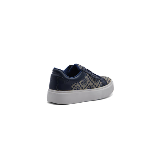 Tory Burch T Monogram Ladybug Court Lace-up Sneakers Woman JEN-665 Navy