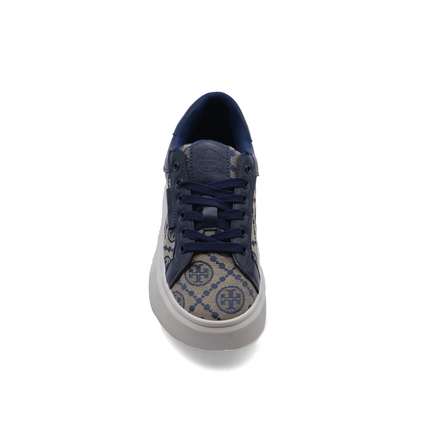 Tory Burch T Monogram Ladybug Court Lace-up Sneakers Woman JEN-665 Navy