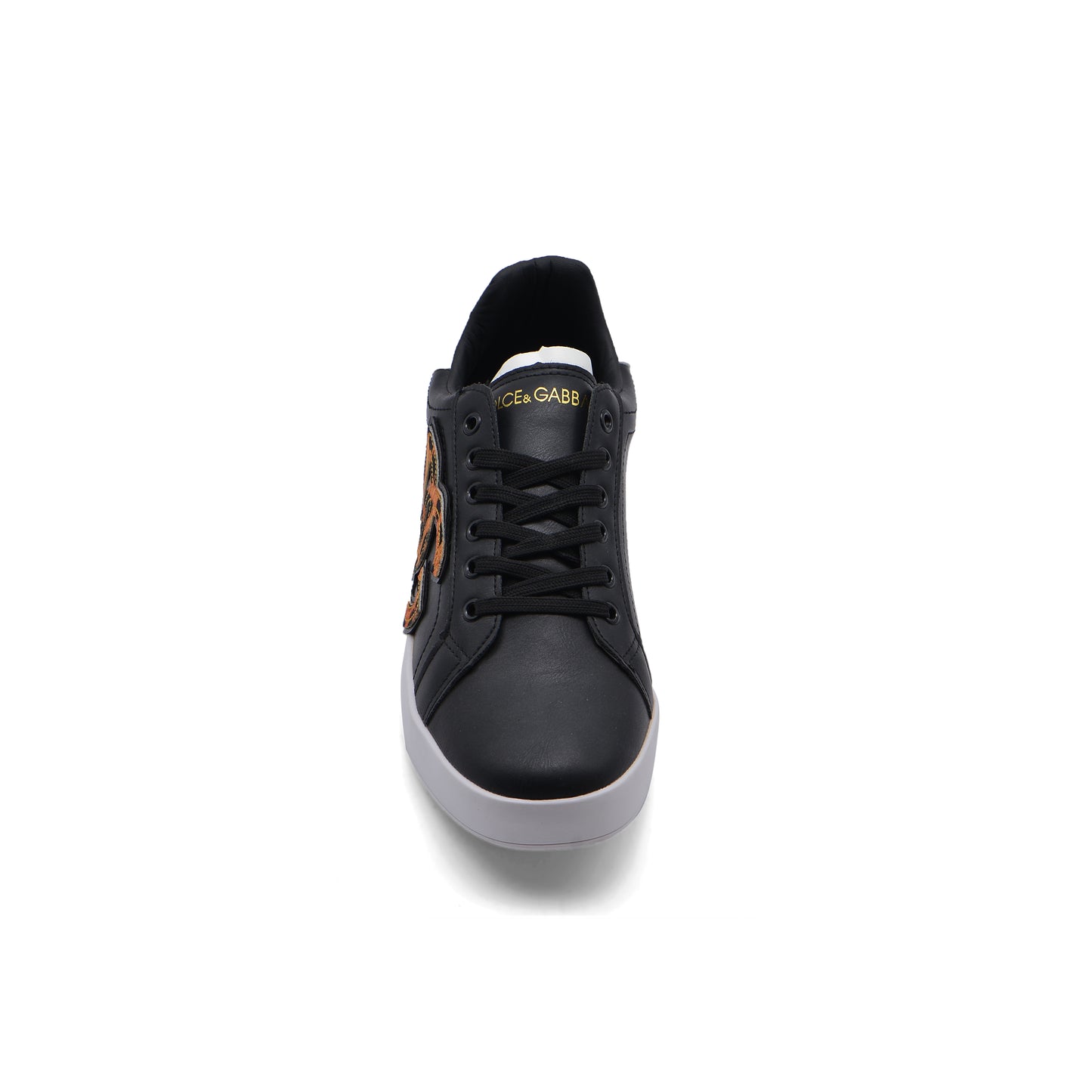 Dolce&Gabbana Portofino Logo Sneakers Saks Fifth Avenue JEN-682 Black