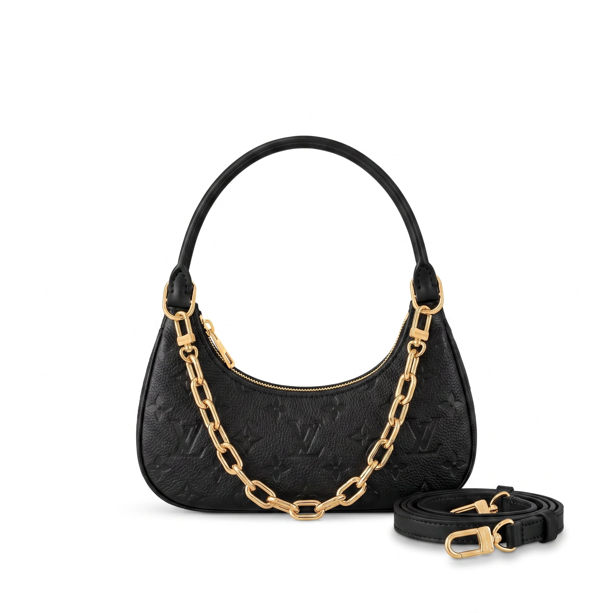 Louis Vuitton Boulogne GM Monogram Empreinte leather (Length 12 cm - Width 22 cm) – Women's handbag M25223 Black