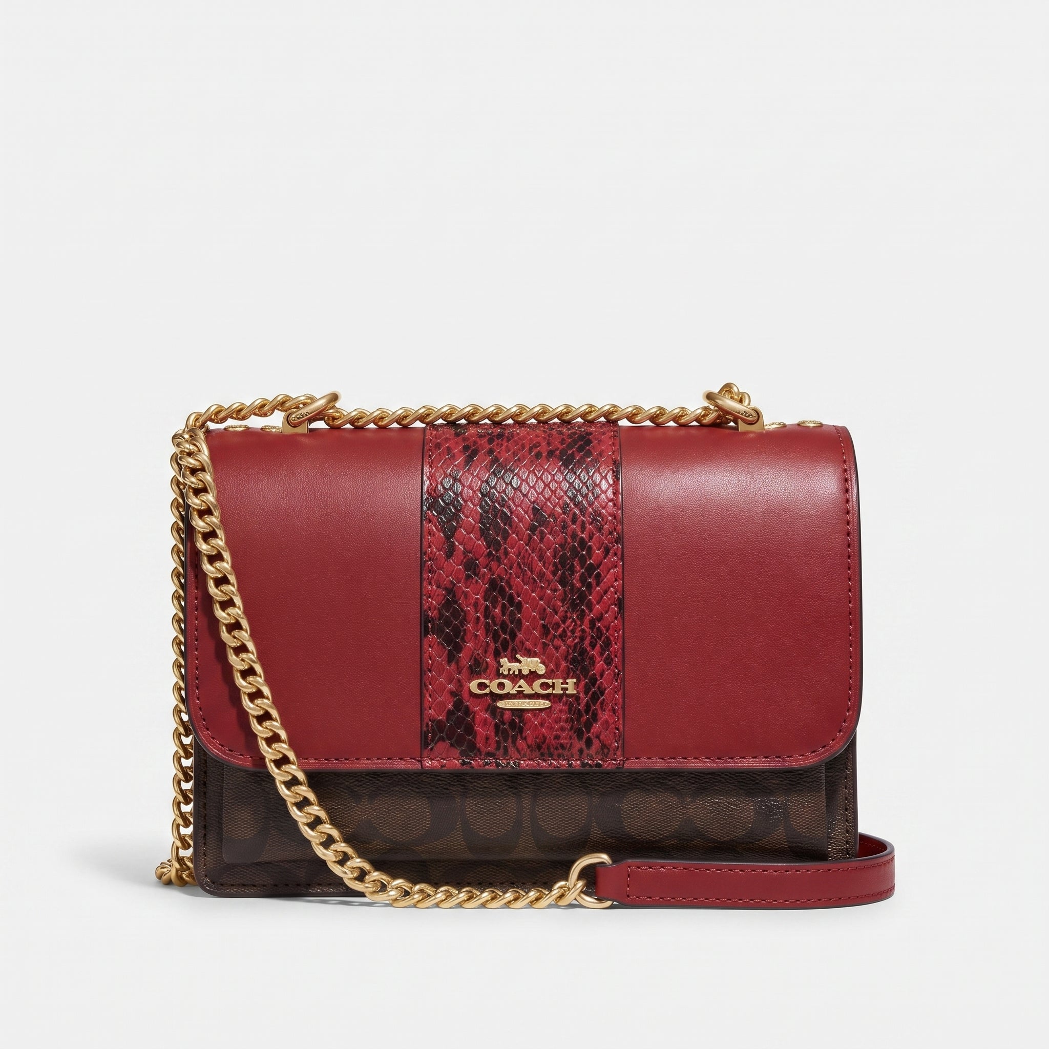 Coach crossbody bag Woman (15 cm height, 20 cm width) 978 Burgundy