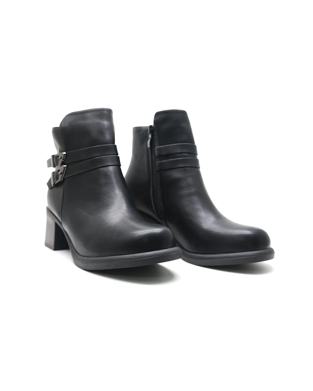 Diesel Half Boots High Quality with Buckle Detail Woman MA-916 Black