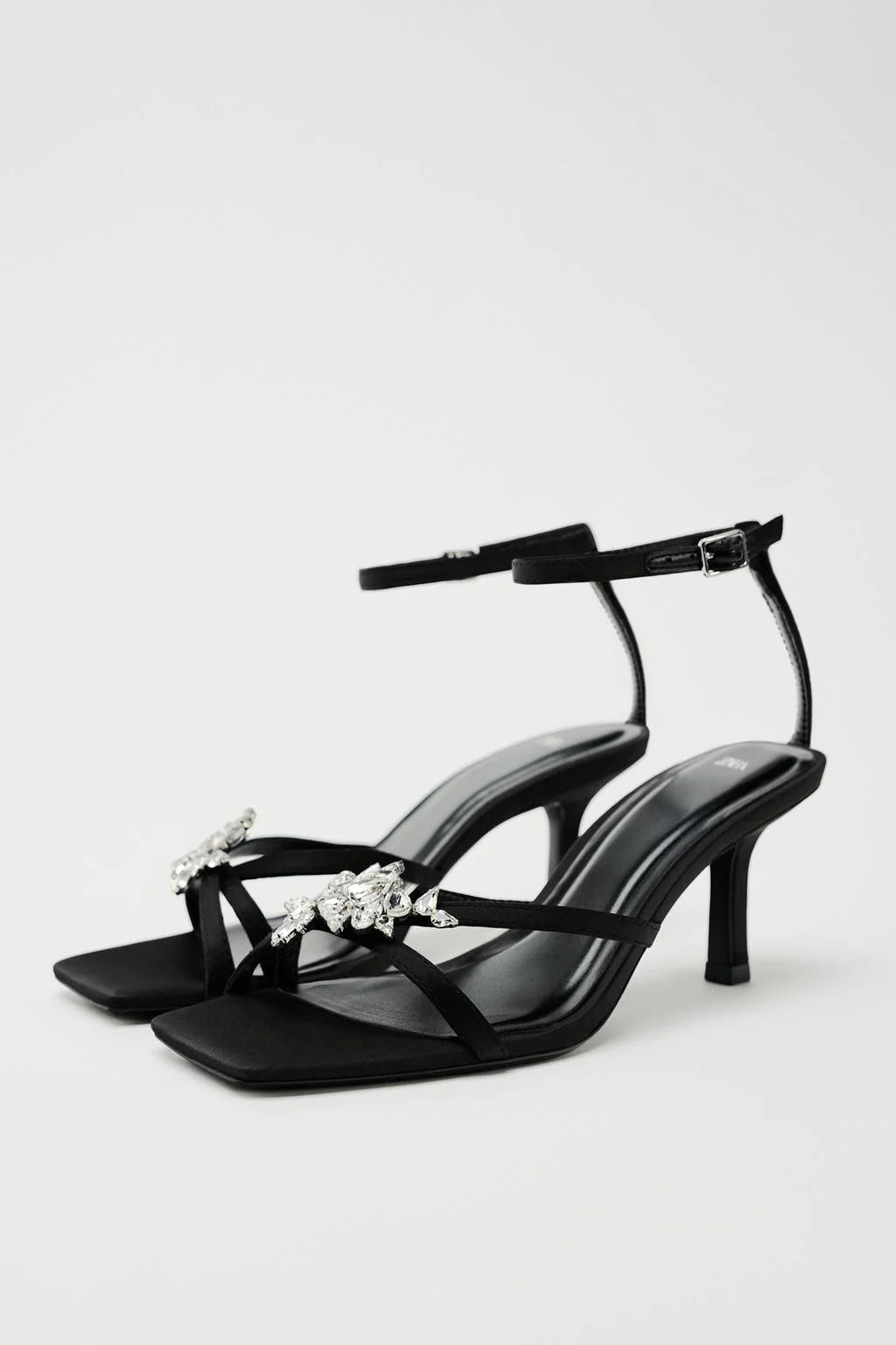 ZARA STRAZ TASMALI SANDAL WOMAN 8801 BLACK