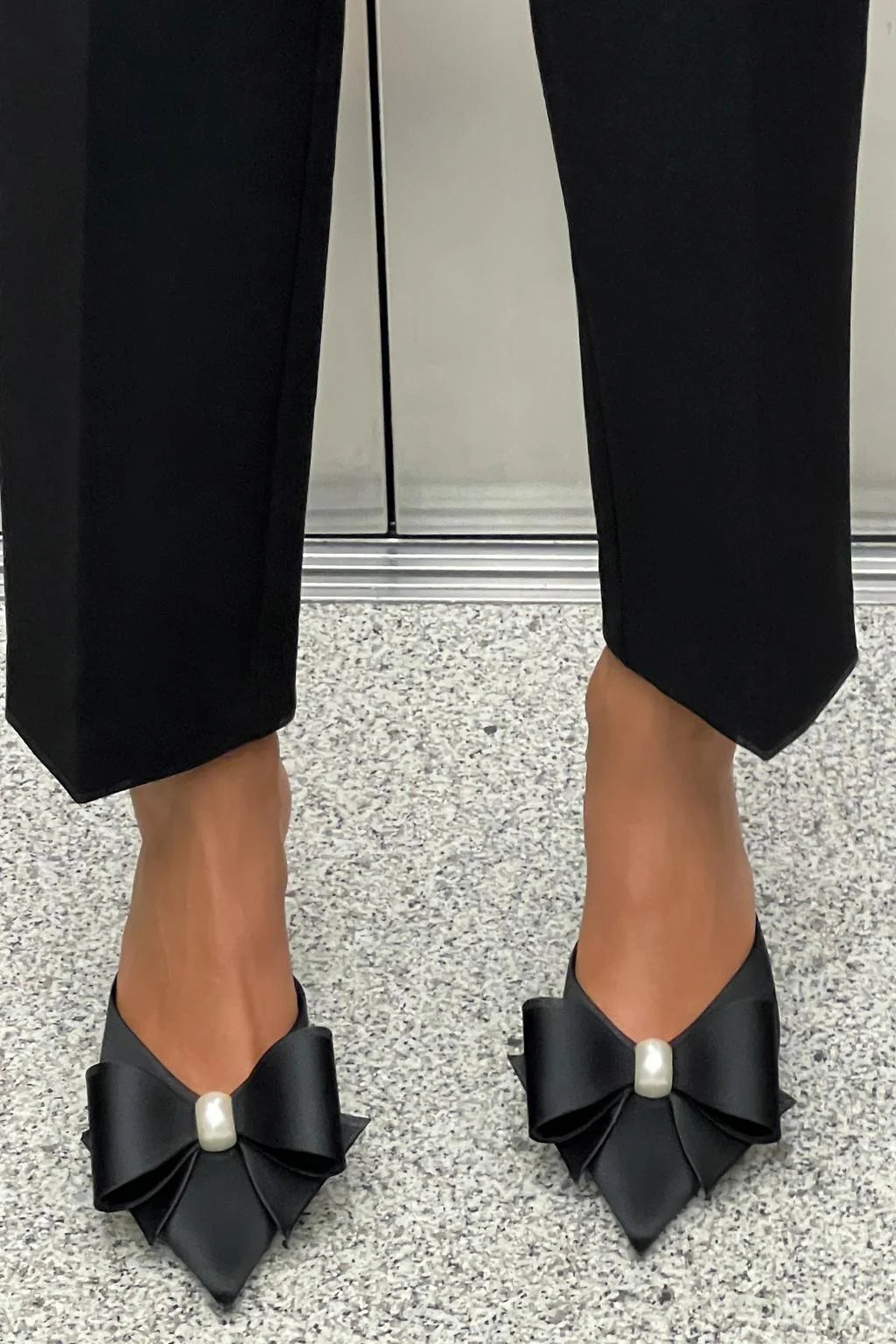 Zara Shoes Quilted Mules Sleek Design Poshmark Woman 3055-2 Black
