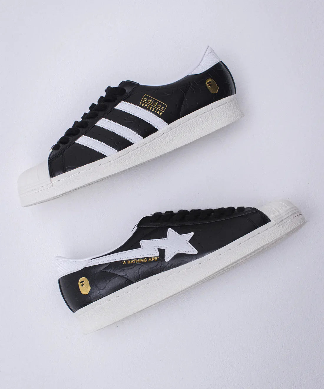 Adidas x Bapte Super Star 80s Sneakers Woman JR2703 Black