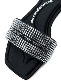 Alexander Wang Vy Crystal Embellished Slide Sandal Women 2025-6 Black