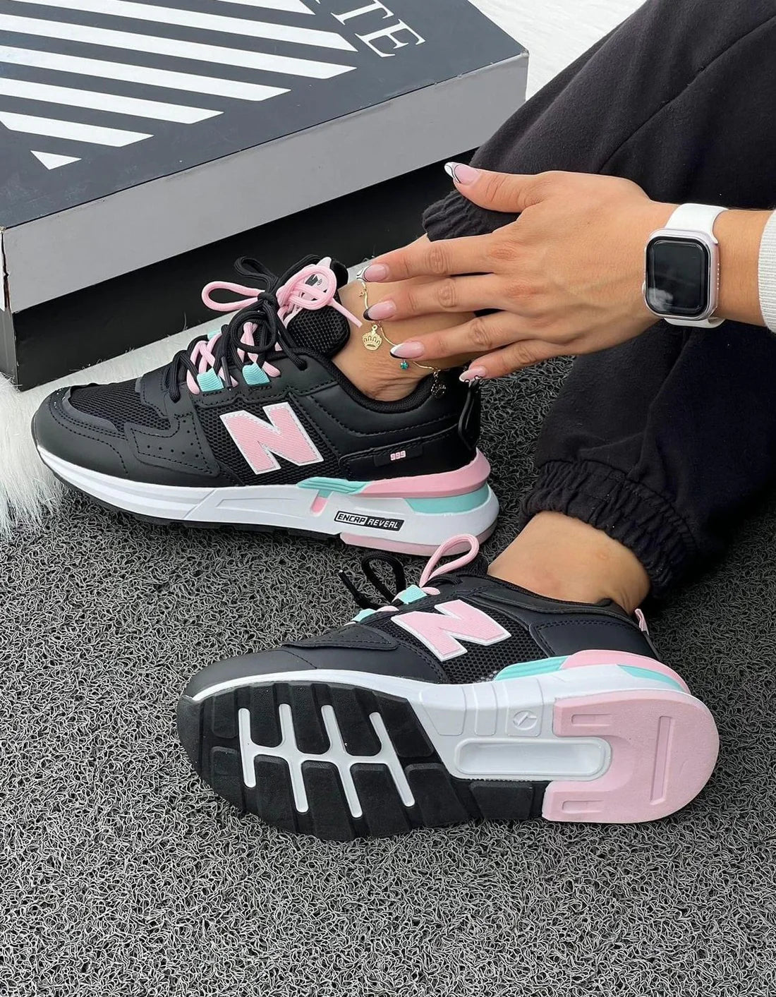 New Balance Encap Reveal 999 Sandton Sneakers Woman F1505 Black