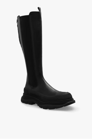 Alexander McQueen Premium Quality Boot Woman 666410 Black