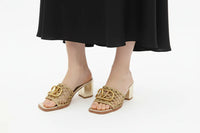 VALENTINO GARAVANI V LOGO Signature Pumps WOMAN 3115-1 GOLD