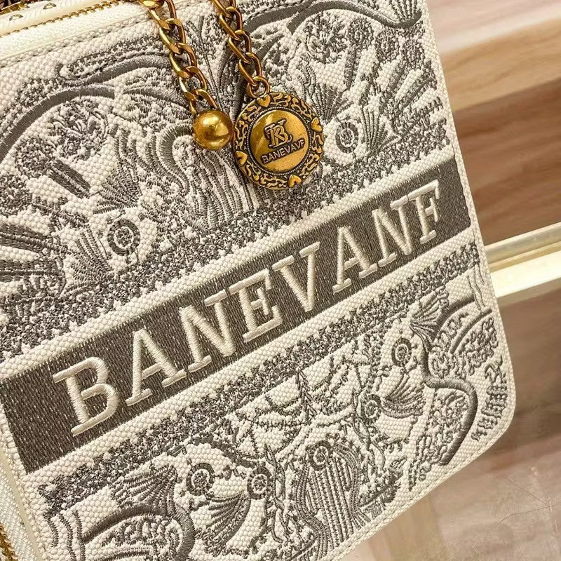 Banevanf Bag Woman High Quality Design 8258 Beige