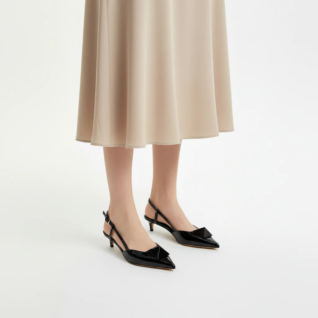 Valentino Garavani Formal Sling Back Woman V135-18 Black