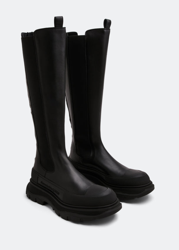 Alexander McQueen Premium Quality Boot Woman 666410 Black