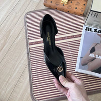 Louis Vuitton Heels Woman Box And Bag Patent Leather 2822-2 Black