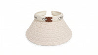 Celine Raffia Tote Bag With Calfskin Leather Trim Woman CEL 213 Beige