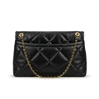 Chanel Maxi Handbag in Black Lambskin Leather Length 25 cm - Width 40 cm Mirorr Woman AP5678 Black