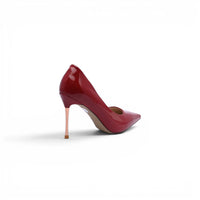 Patent Leather Pointed Stiletto Heels Woman 8811-1 Red