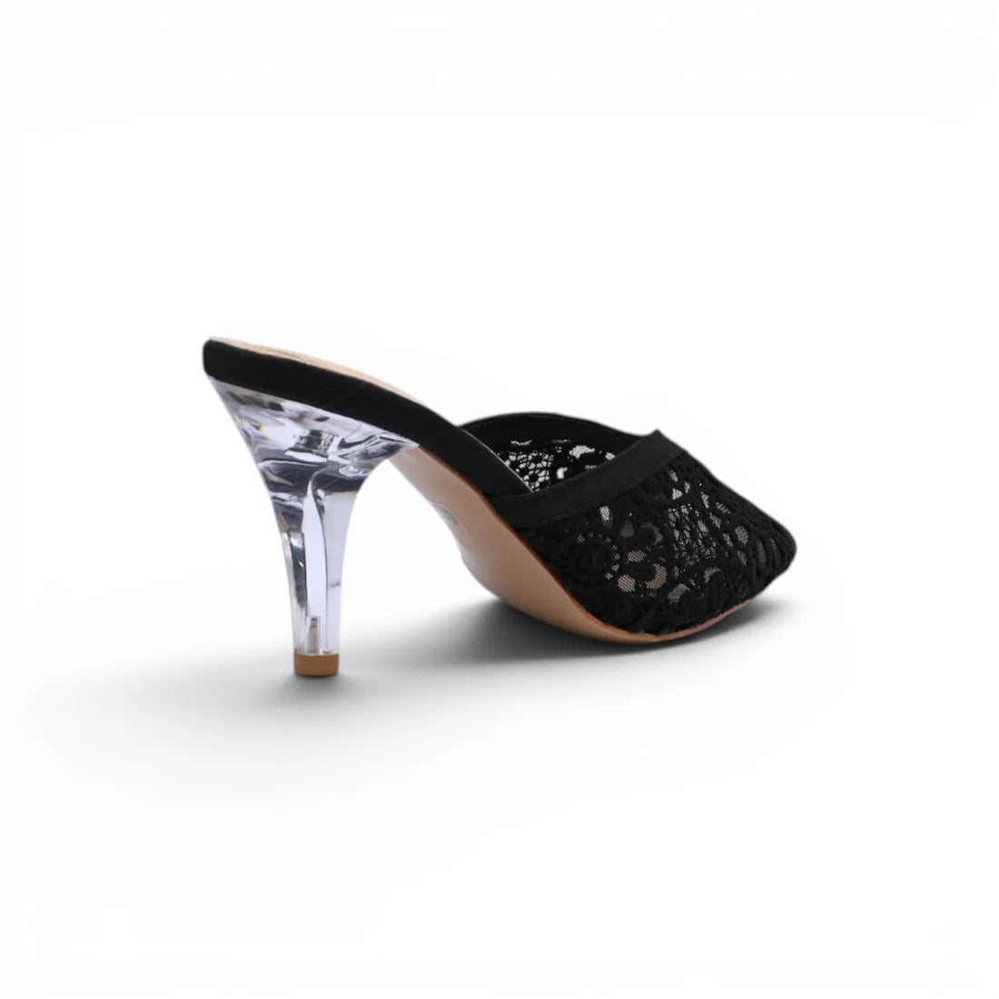Chanel Designer Slide Chunky Block Heel Sandal with Woman 898-6 Black